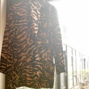 Vintage 90’s Tiger Print Blazer